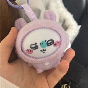 먼작귀 치이카와 얼굴이 돌아가는 모몽가 키링