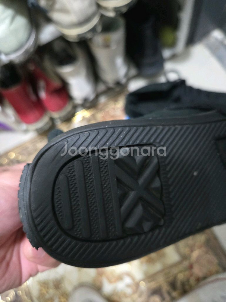 컨버스 정품 척테일러 올블랙 하이 265-270사이즈--5