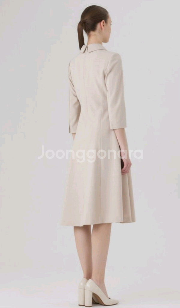 LYNN 린 버튼업 원피스 55사이즈--1