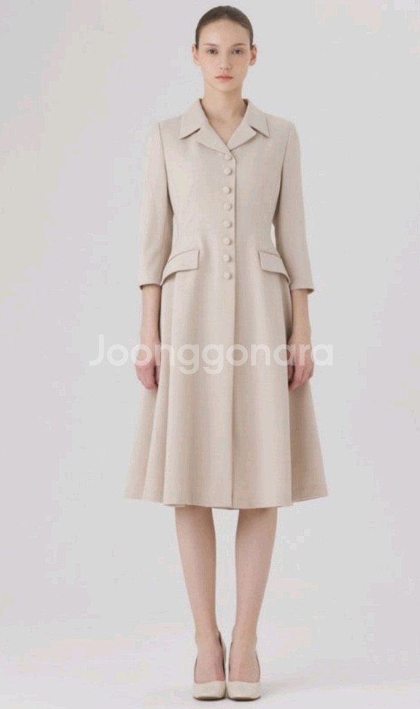 LYNN 린 버튼업 원피스 55사이즈--0