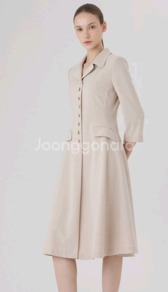 LYNN 린 버튼업 원피스 55사이즈--2