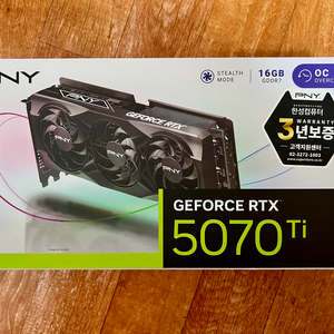 (미개봉) PNY 지포스 RTX 5070 Ti OC D