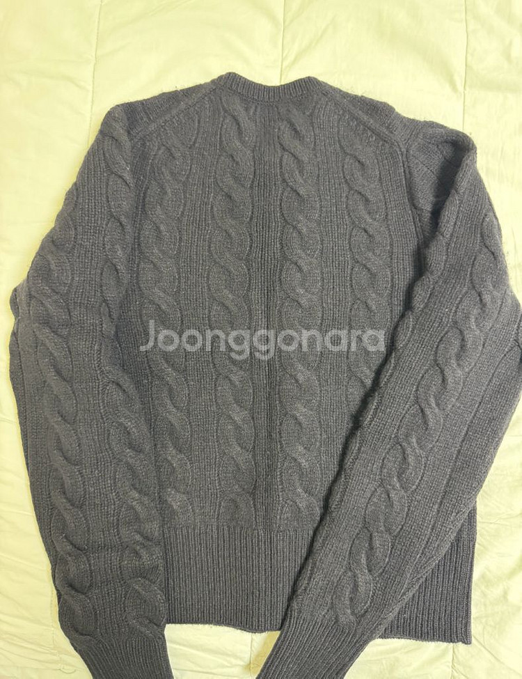 폴로랄프로렌 케이블 니트 울 캐시미어 가디건--3