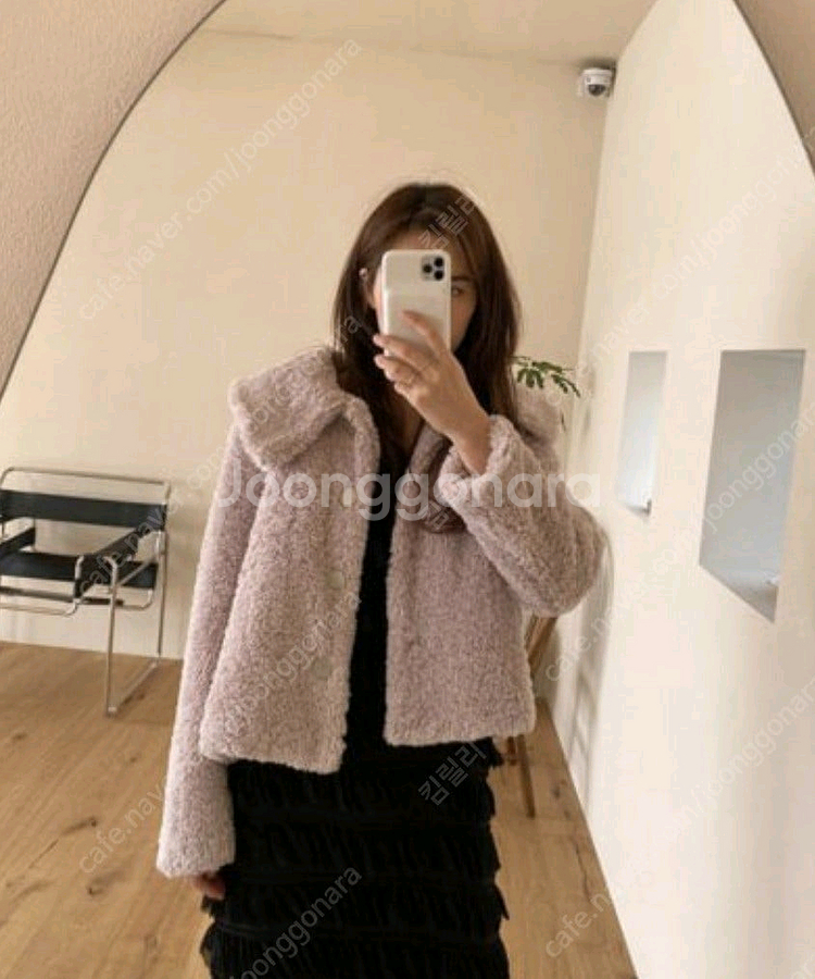 프로스트제이 플러피 퍼자켓(라일락)--0