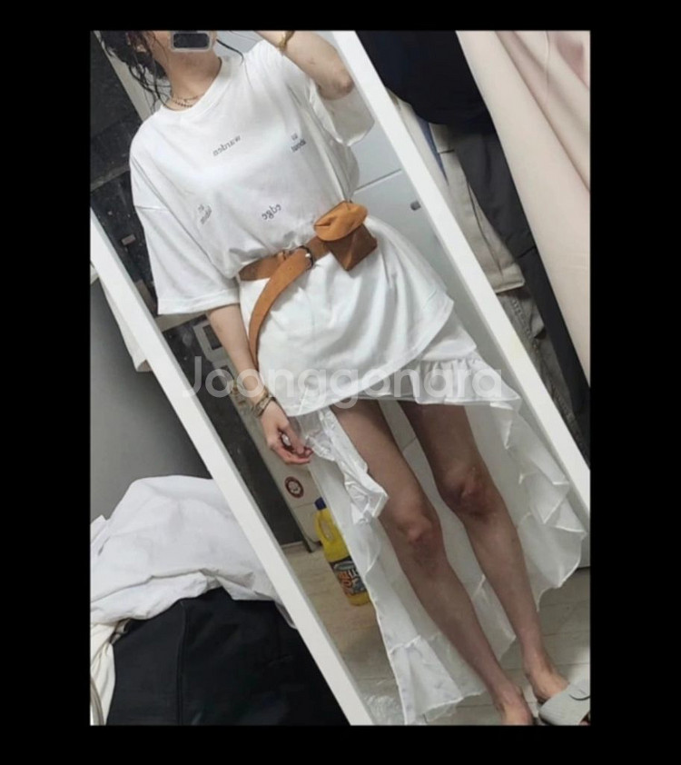 레이어드 스커트(속치마있음)--1