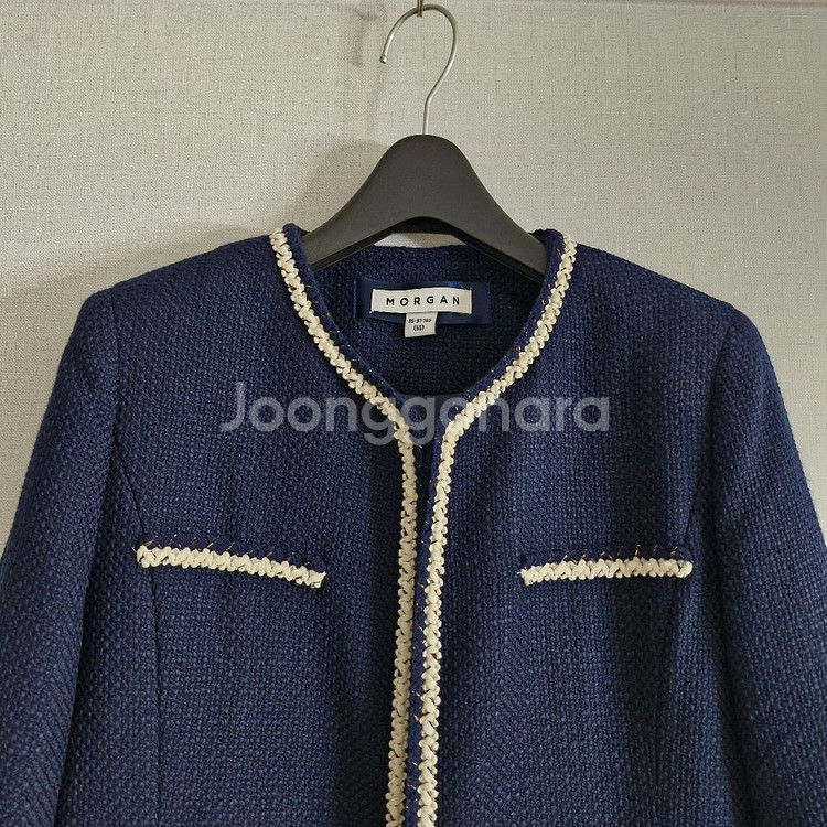 모르간 트위드 쟈켓 55 ( 새상품급)--1