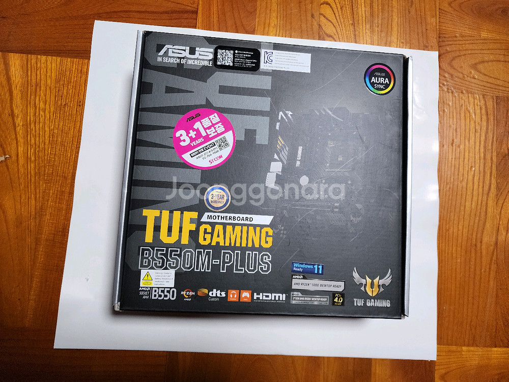 ASUS B550M TUF GAMING 단순개봉 미사용--0