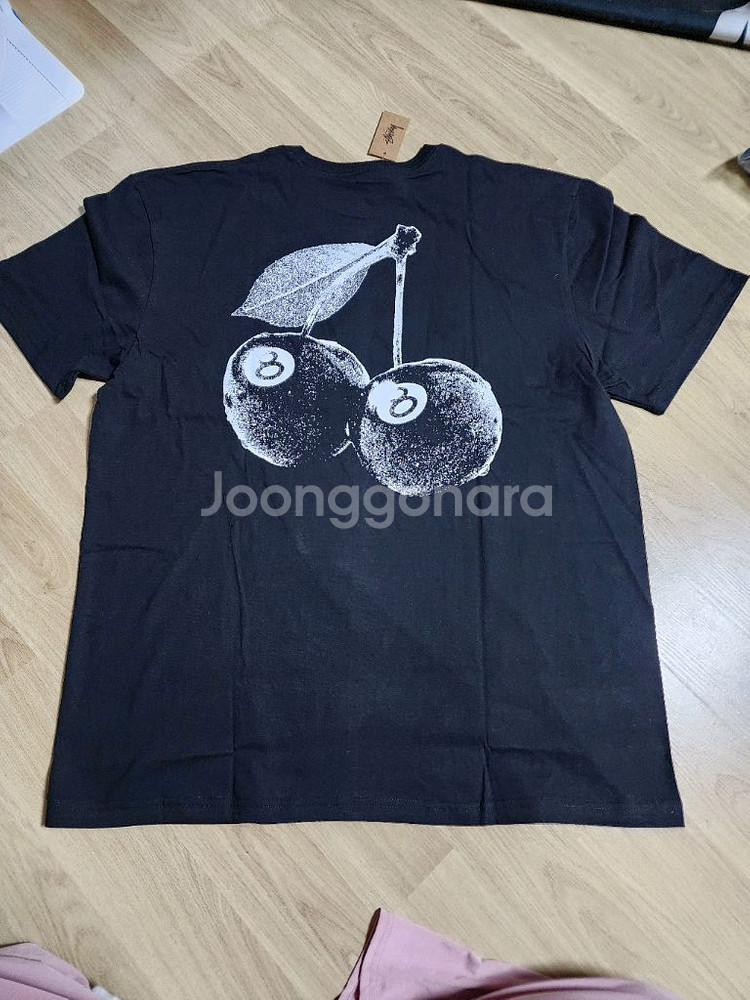 스투시 새상품 블랙 반팔 XL--4