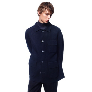 [새상품] 유니클로 +j 오버사이즈 자켓 블루 M