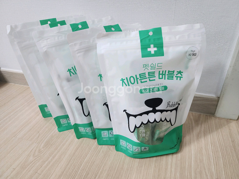 펫쉴드 버블츄 양치껌 5봉(50개)--0