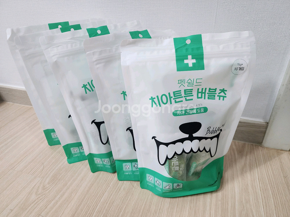 펫쉴드 버블츄 양치껌 5봉(50개)--1