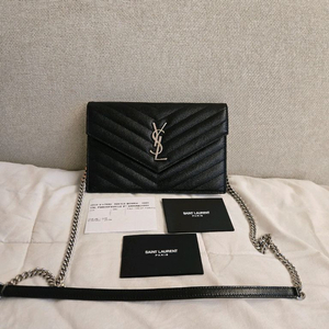 생로랑 엔벨로프 체인 woc 크로스백