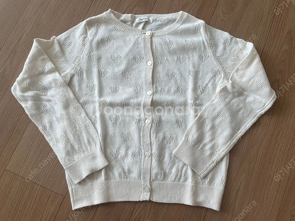 동그라미마켓 하트펀칭가디건 XL,퍼프티 XXL--0