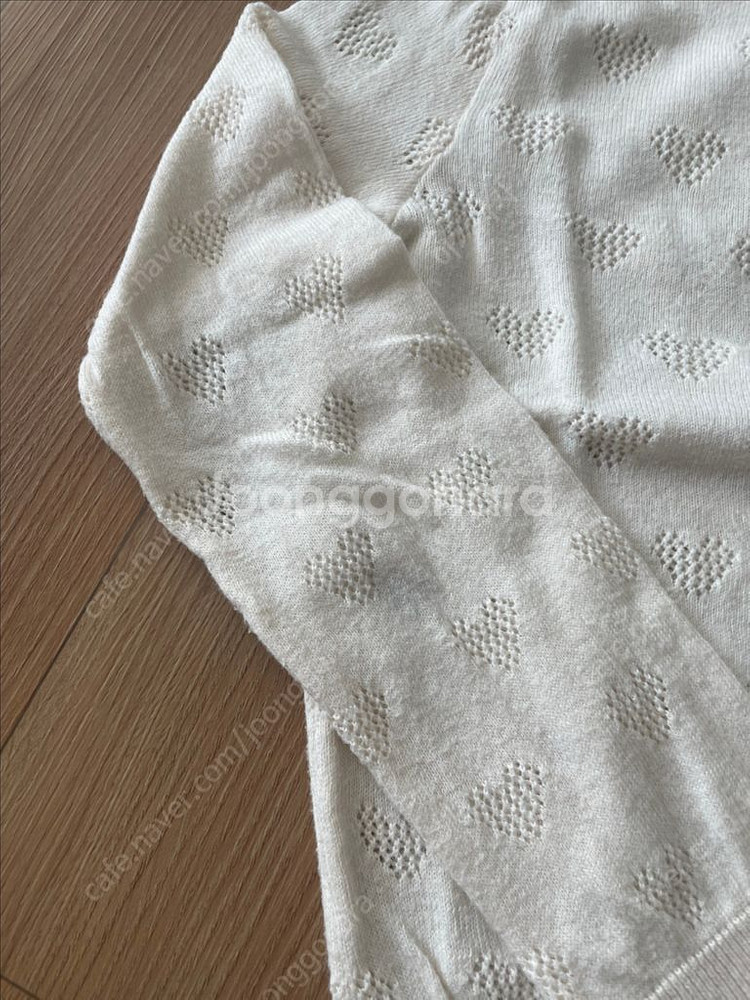 동그라미마켓 하트펀칭가디건 XL,퍼프티 XXL--2