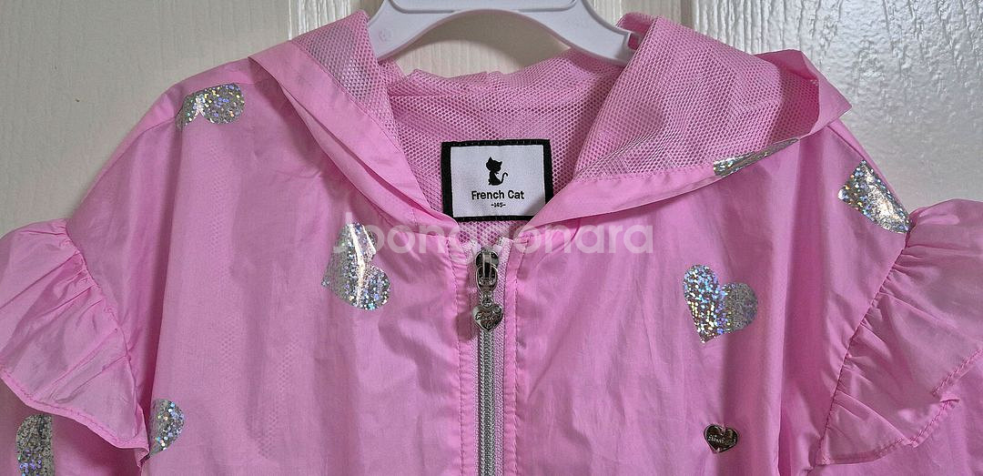 프랜치캣 PK 하트 화섬 바람막이 점퍼(140/8-9Y--2