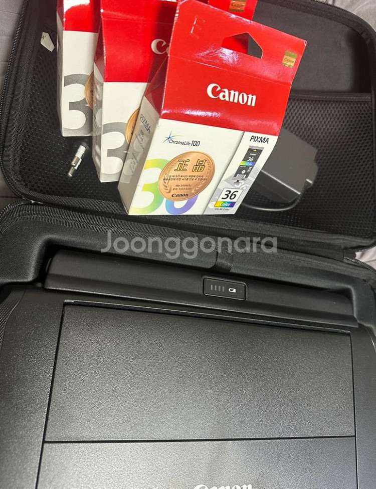 캐논 TR150 휴대용 프린터+전용외장배터리(무선)판매--3