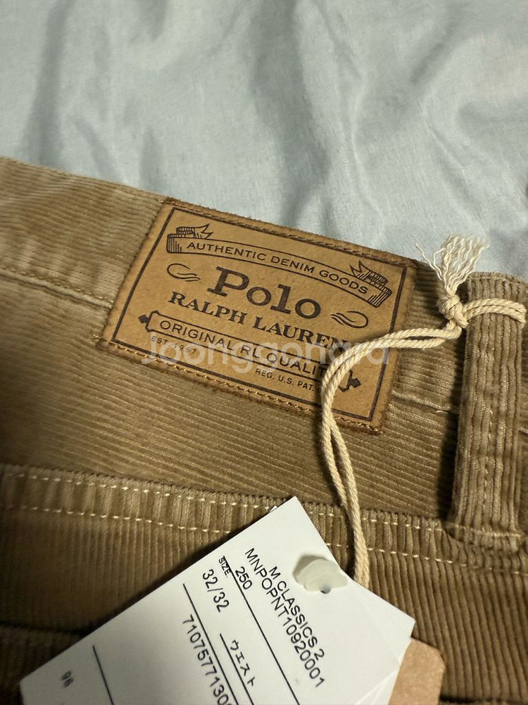 [새상품] 폴로 베릭 코듀로이 리페어 팬츠 32x32--6