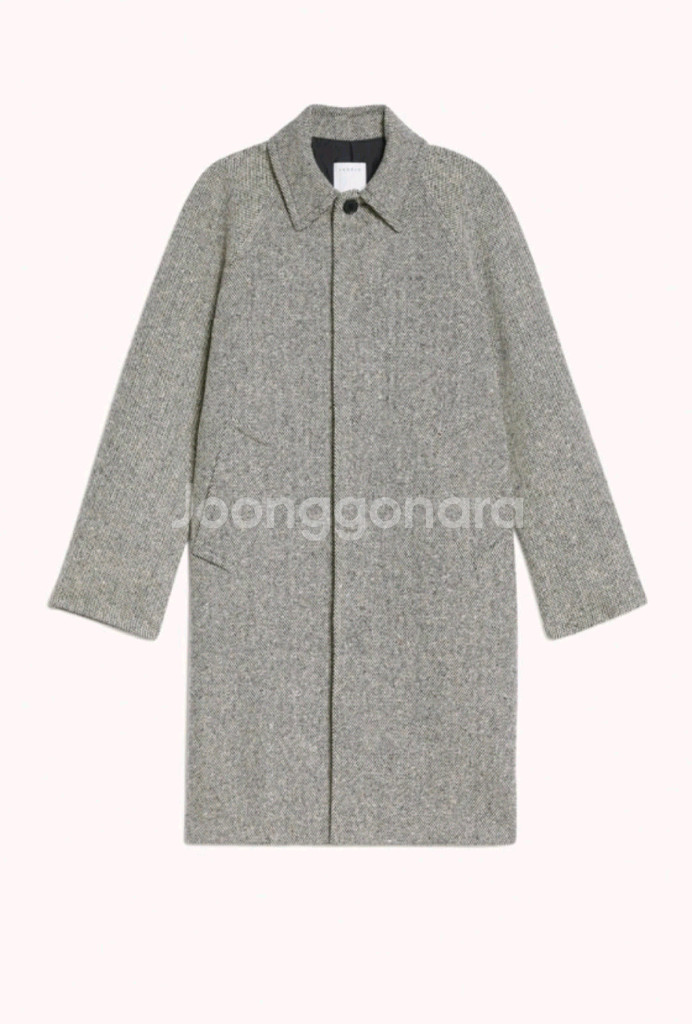 산드로옴므 울 트위드 코트 [새제품]--0