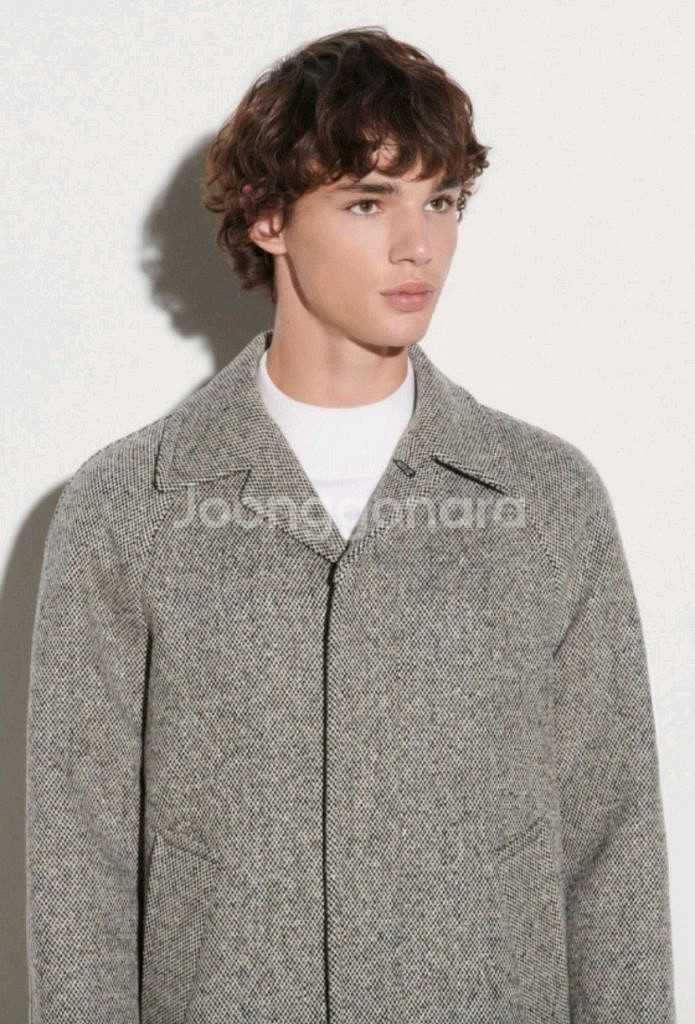 산드로옴므 울 트위드 코트 [새제품]--3