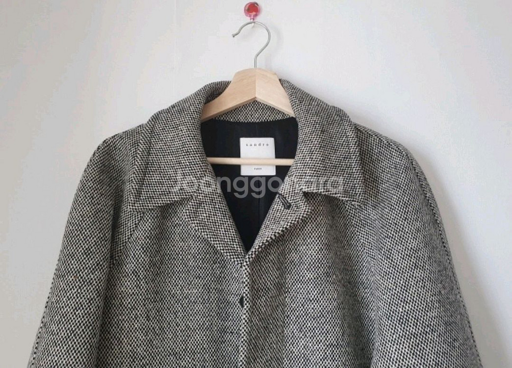 산드로옴므 울 트위드 코트 [새제품]--6