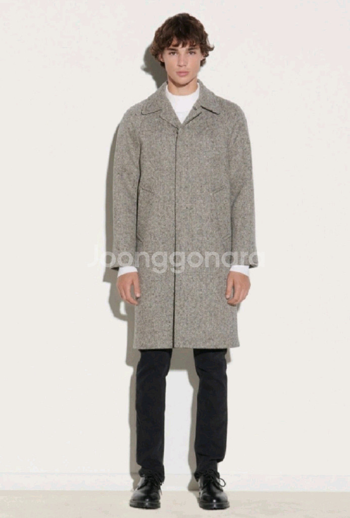 산드로옴므 울 트위드 코트 [새제품]--4