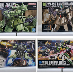반다이 건담 hguc,hg 프라모델 팝니다
