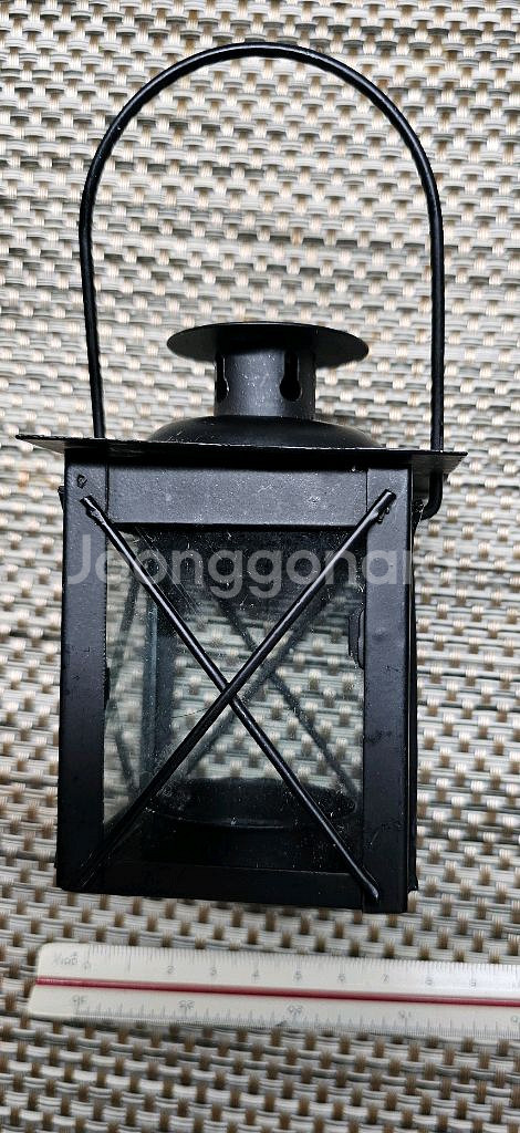 유럽식 검정색 캔들 홀더 거치대 장식물--0