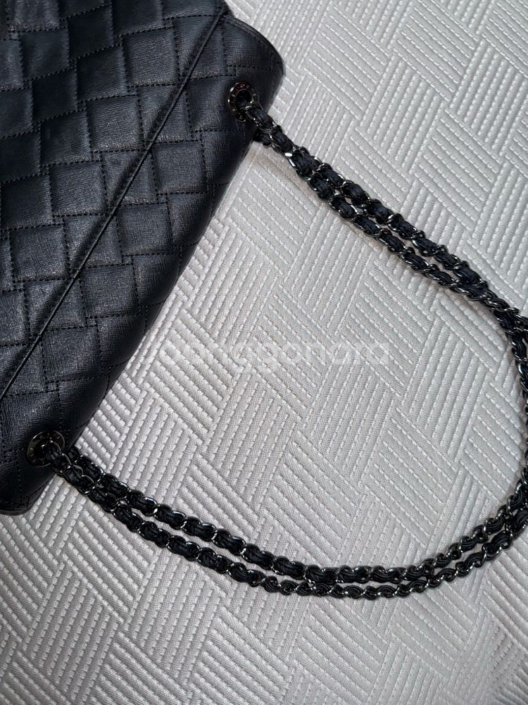 [새상품/무료배송] 시슬리 사피아노 점보 퀼팅 체인백--2