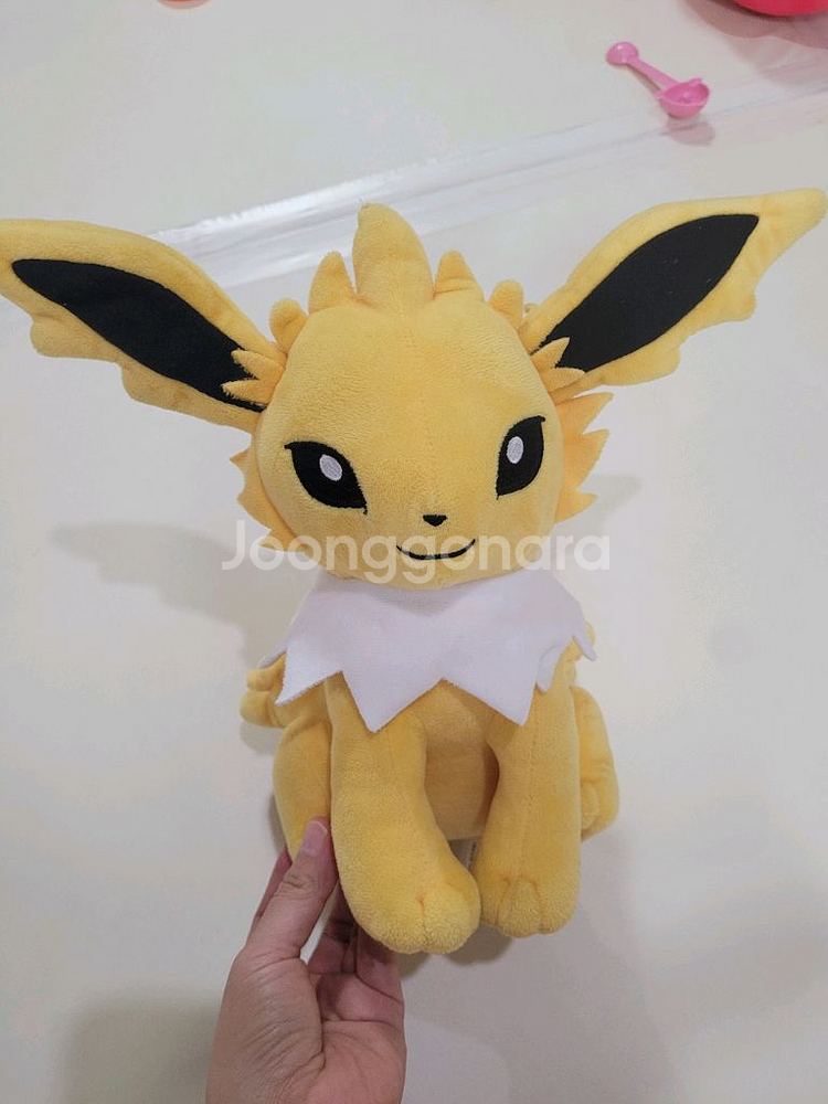 포켓몬스터 주피썬더인형 상태좋음--0