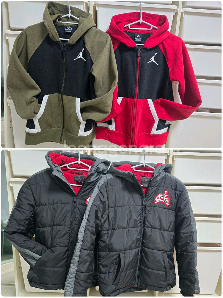 쌍둥이옷 조던키즈 조던주니어 패딩 후드집업 나이키키즈--0