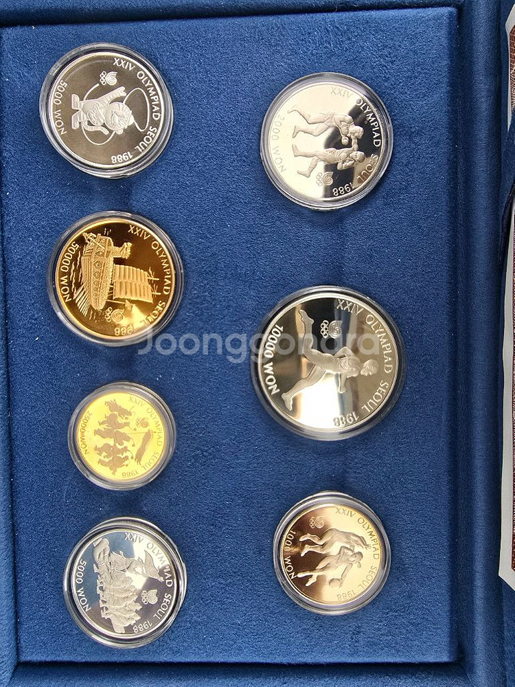 88 서울올림픽 기념주화세트 1,2,3,4차--4