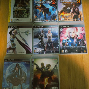 PS3 게임 타이틀 (언차티드, 파판, 베요네타)