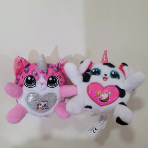 유니콘 고양이 강아지인형 상태좋음
