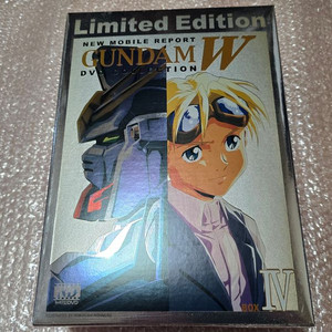 산 기동전기 건담W DVD 한정판 vol 4 미품
