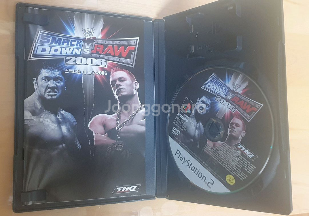 wwe 스맥다운 vs 로우 ps2 게임 2개--3
