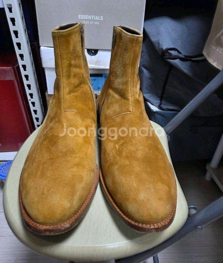 시스템옴므 정품 스웨이드 앵글부츠270--0