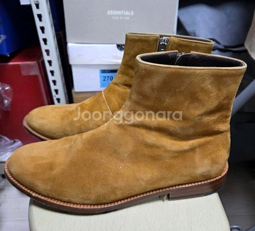 시스템옴므 정품 스웨이드 앵글부츠270--2