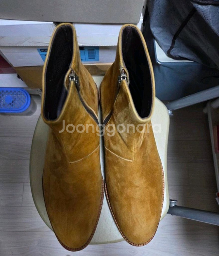 시스템옴므 정품 스웨이드 앵글부츠270--1