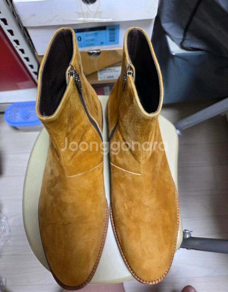 시스템옴므 정품 스웨이드 앵글부츠270--5