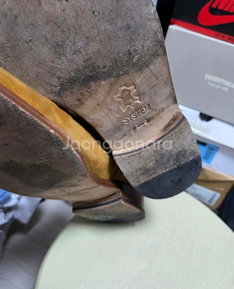 시스템옴므 정품 스웨이드 앵글부츠270--6