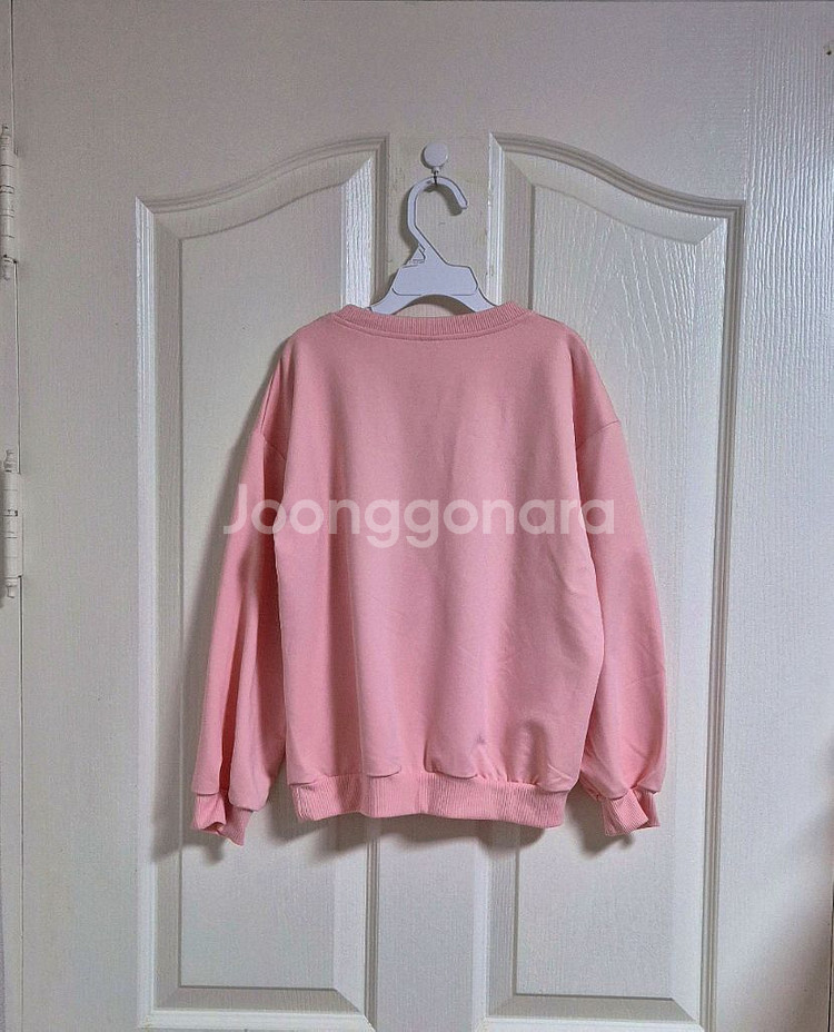 핑크+퍼플 하트 폴리 맨투맨 2벌(140/7-8Y)--5