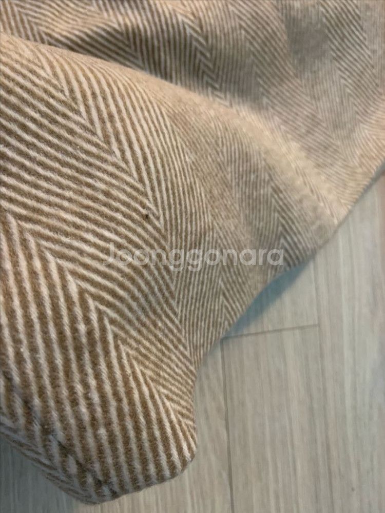 울 헤링본치마 택달린 새것 베이지브라운컬러--18