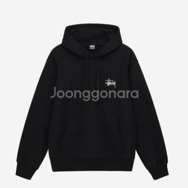 새거) 스투시 후드티 블랙--0