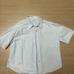 연하늘색 면 여성반팔셔츠