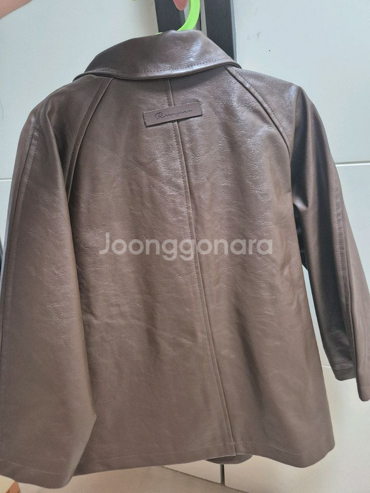 새상품 로아앤제인 스마일 헌팅 가죽자켓 110--2