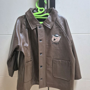 새상품 로아앤제인 스마일 헌팅 가죽자켓 110