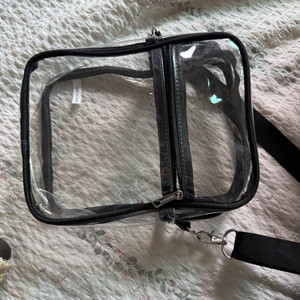 pvc 투명 가방 크로스백
