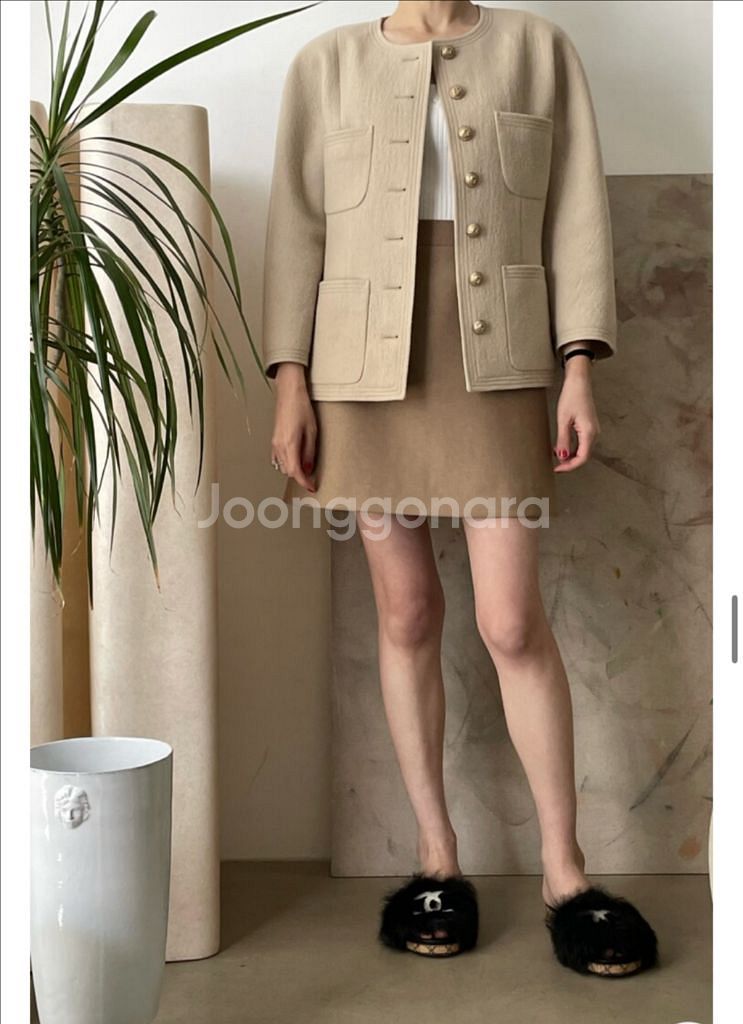 쎄모먼 cemoment soline 스커트36 새제품--2