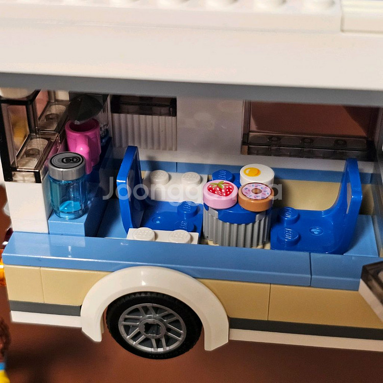 레고 60283 휴가용 캠핑밴 캠핑카 카라반 역분해--4