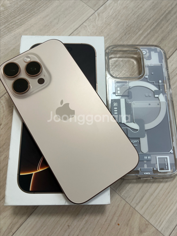 아이폰16프로 128gb 데저트티타늄 팝니다.--0